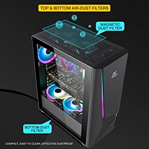 gaming case, ice-130ag, gaming cabinet