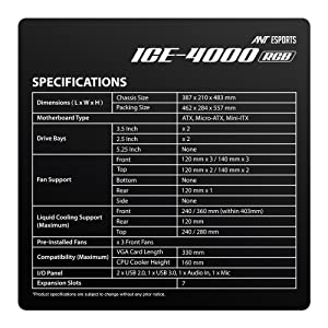 specification, ice 4000 specification