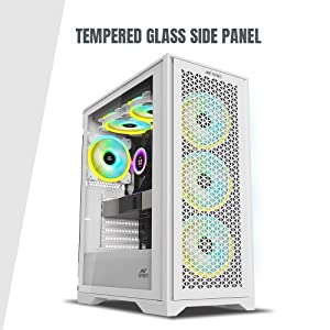 tempered glass side panel, ice 4000