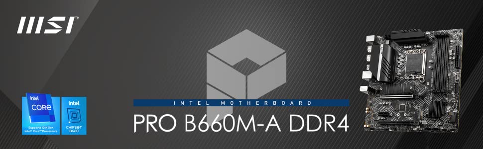 PRO B660M-A DDR4_Banner
