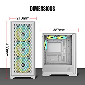 ice 4000, dimensions, mid tower case, cabinet 